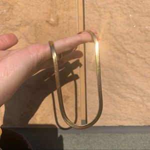 Gold Filled Herringbone Necklace